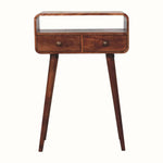 Hamade Open Console Table, Small - Honey Caramel Console Tables - Bokel Home
