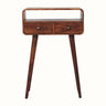 Hamade Open Console Table, Small - Honey Caramel Console Tables - Bokel Home