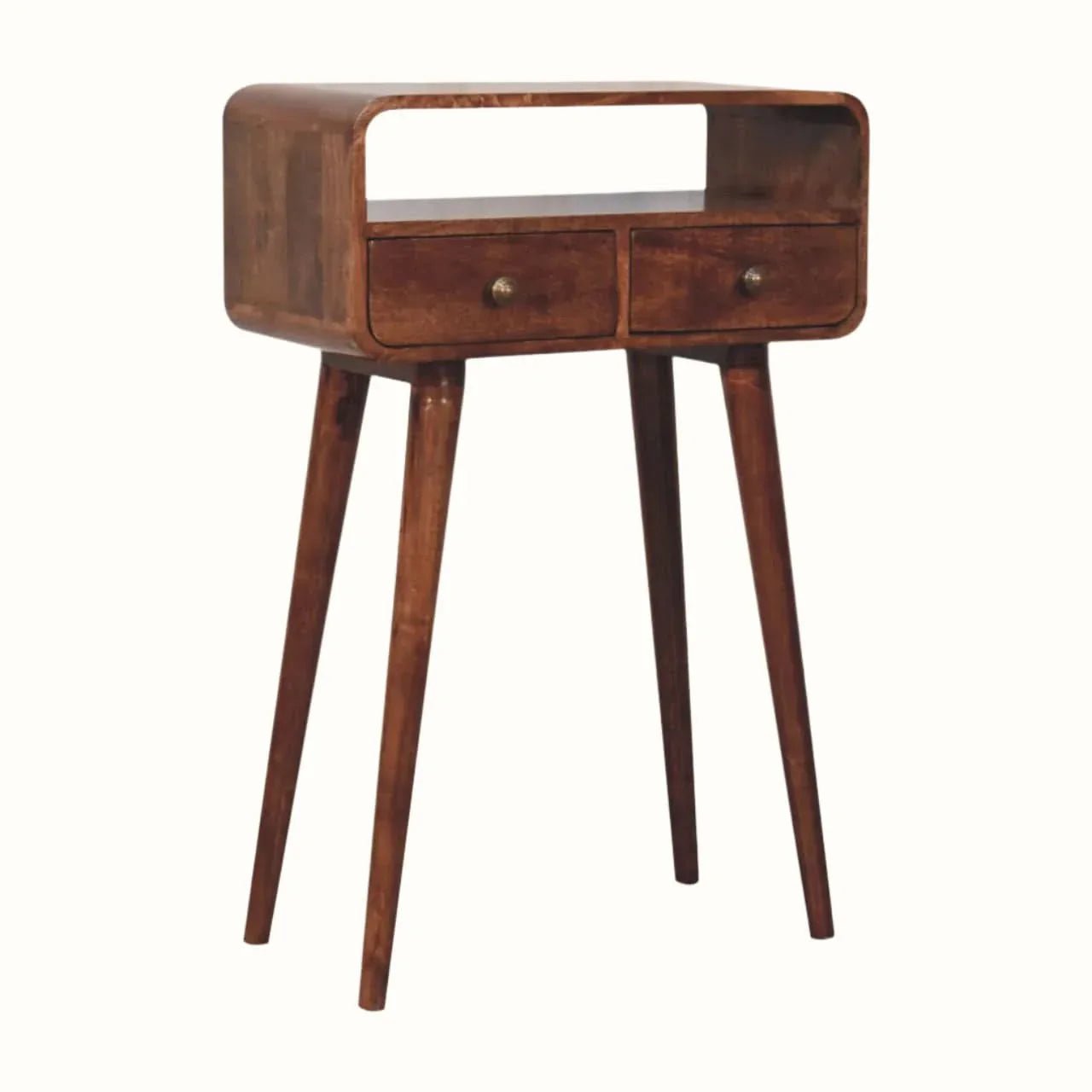 Hamade Open Console Table, Small - Honey Caramel Console Tables - Bokel Home