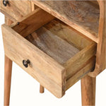 Hamade Open Console Table, Small - Natural Console Tables - Bokel Home