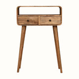 Hamade Open Console Table, Small - Natural Console Tables - Bokel Home