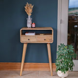 Hamade Open Console Table, Small - Natural Console Tables - Bokel Home
