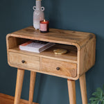 Hamade Open Console Table, Small - Natural Console Tables - Bokel Home