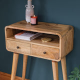 Hamade Open Console Table, Small - Natural Console Tables - Bokel Home