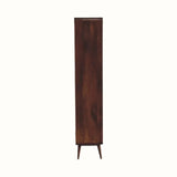 Hamade Open Tall Bookcase - Chestnut Shelves & Bookcases - Bokel Home
