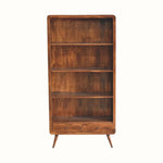 Hamade Open Tall Bookcase - Chestnut Shelves & Bookcases - Bokel Home