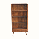 Hamade Open Tall Bookcase - Chestnut Shelves & Bookcases - Bokel Home