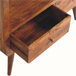 Hamade Open Tall Bookcase - Chestnut Shelves & Bookcases - Bokel Home