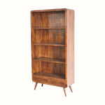 Hamade Open Tall Bookcase - Chestnut Shelves & Bookcases - Bokel Home