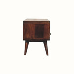 Hamade Open TV Stand, Medium - California Walnut TV Stands - Bokel Home