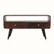 Hamade Open TV Stand, Medium - California Walnut TV Stands - Bokel Home