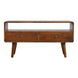 Hamade Open TV Stand, Medium - Chestnut TV Stands - Bokel Home
