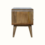 Hamade Open TV Stand, Medium - Grey Wash TV Stands - Bokel Home