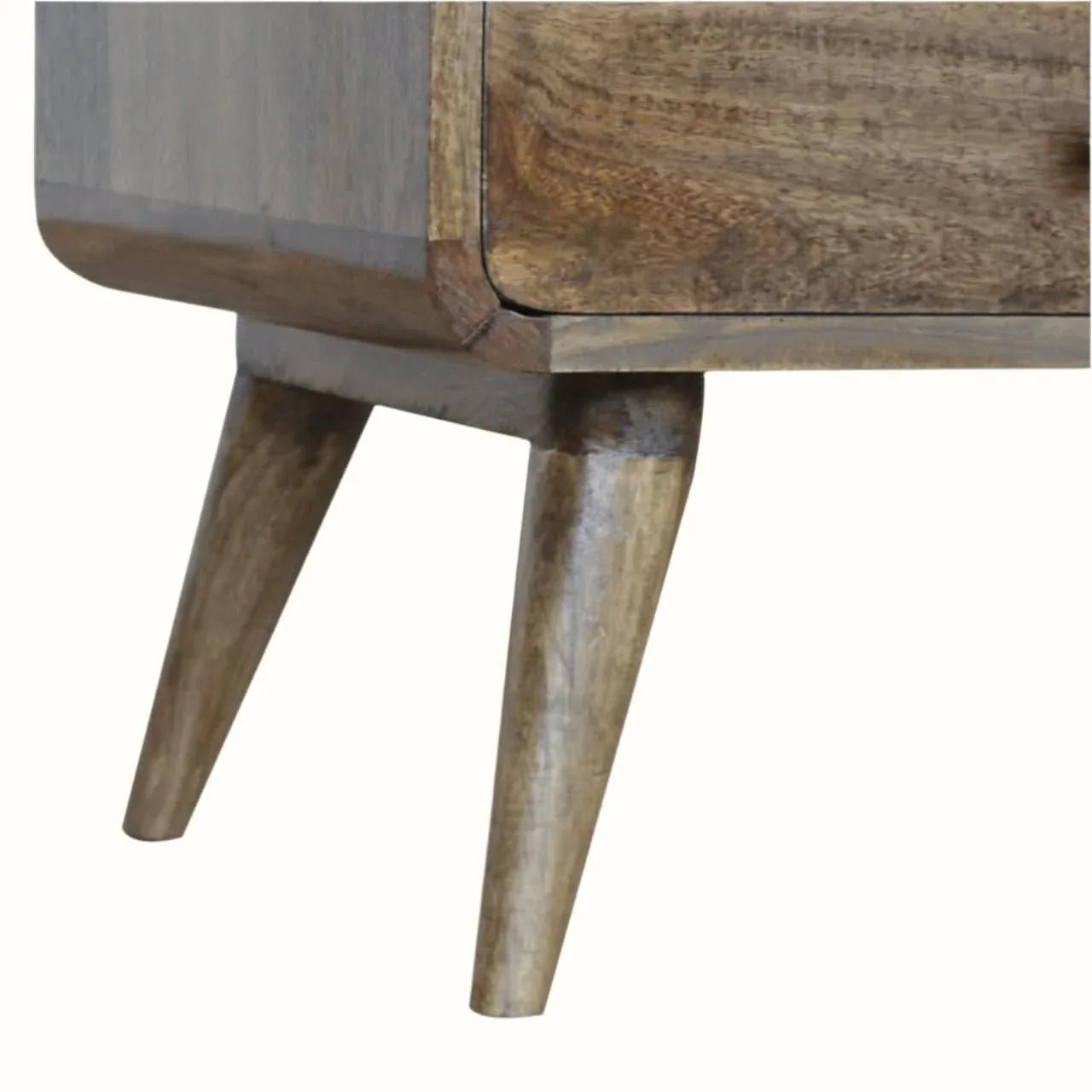 Hamade Open TV Stand, Medium - Grey Wash TV Stands - Bokel Home