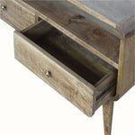 Hamade Open TV Stand, Medium - Grey Wash TV Stands - Bokel Home
