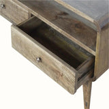 Hamade Open TV Stand, Medium - Grey Wash TV Stands - Bokel Home