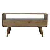Hamade Open TV Stand, Medium - Natural TV Stands - Bokel Home