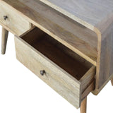 Hamade Open TV Stand, Medium - Natural TV Stands - Bokel Home