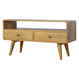 Hamade Open TV Stand, Medium - Natural TV Stands - Bokel Home