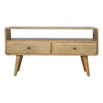 Hamade Open TV Stand, Medium - Natural TV Stands - Bokel Home