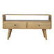 Hamade Open TV Stand, Medium - Natural TV Stands - Bokel Home