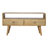 Hamade Open TV Stand, Medium - Natural TV Stands - Bokel Home