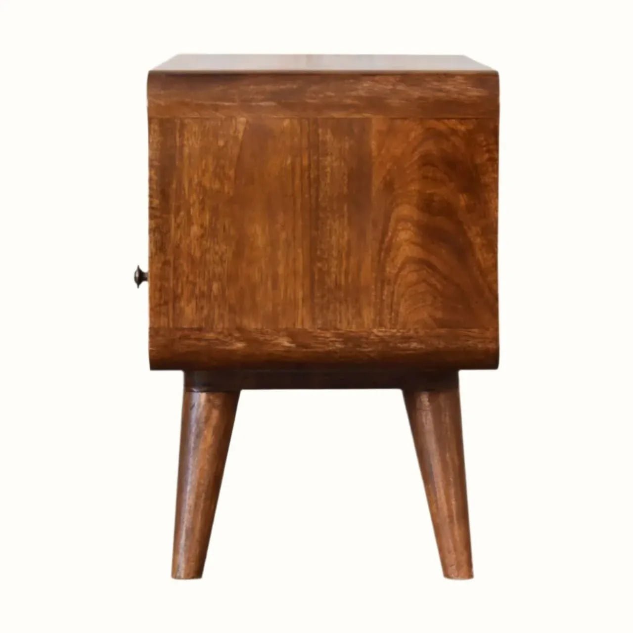 Hamade Open TV Stand, Small - Chestnut TV Stands - Bokel Home