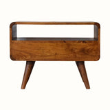 Hamade Open TV Stand, Small - Chestnut TV Stands - Bokel Home
