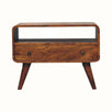 Hamade Open TV Stand, Small - Chestnut TV Stands - Bokel Home