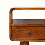 Hamade Open TV Stand, Small - Chestnut TV Stands - Bokel Home