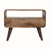 Hamade Open TV Stand, Small - Grey Wash TV Stands - Bokel Home