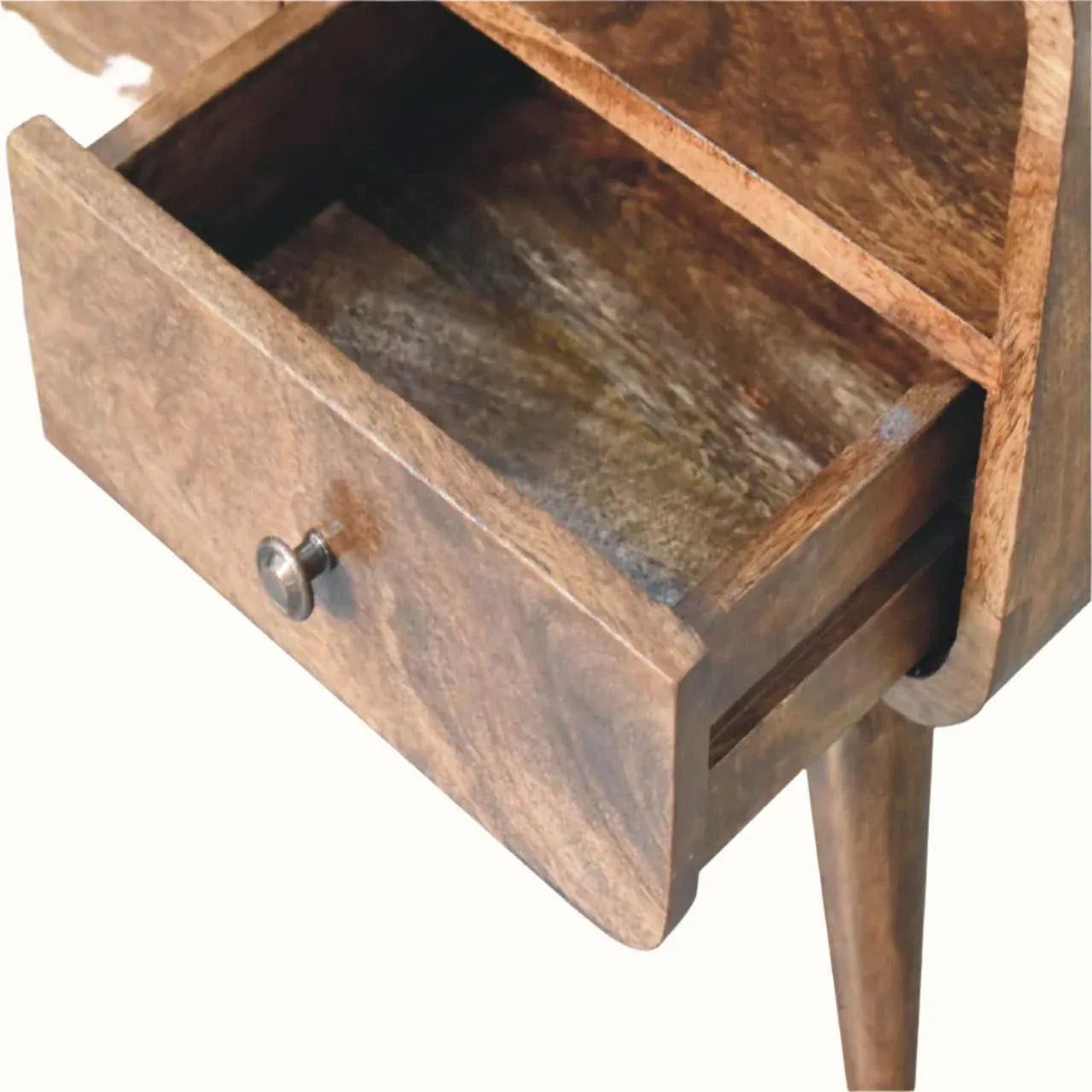 Hamade Open TV Stand, Small - Grey Wash TV Stands - Bokel Home