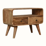 Hamade Open TV Stand, Small - Natural TV Stands - Bokel Home