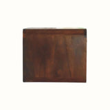 Hamade Open Wall - Mounted Bedside Table, Large - Chestnut - Bokel Home