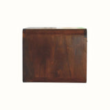 Hamade Open Wall Mounted Bedside Table, Large - Chestnut Bedside Tables - Bokel Home