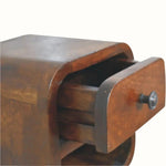Hamade Open Wall Mounted Bedside Table, Mini - Chestnut Bedside Tables - Bokel Home