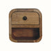 Hamade Open Wall Mounted Bedside Table, Mini - Natural Bedside Tables - Bokel Home