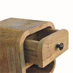 Hamade Open Wall Mounted Bedside Table, Mini - Natural Bedside Tables - Bokel Home