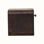 Hamade Open Wall - Mounted Bedside Table, Small - California Walnut Bedside Tables - Bokel Home