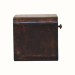 Hamade Open Wall Mounted Bedside Table, Small - California Walnut Bedside Tables - Bokel Home