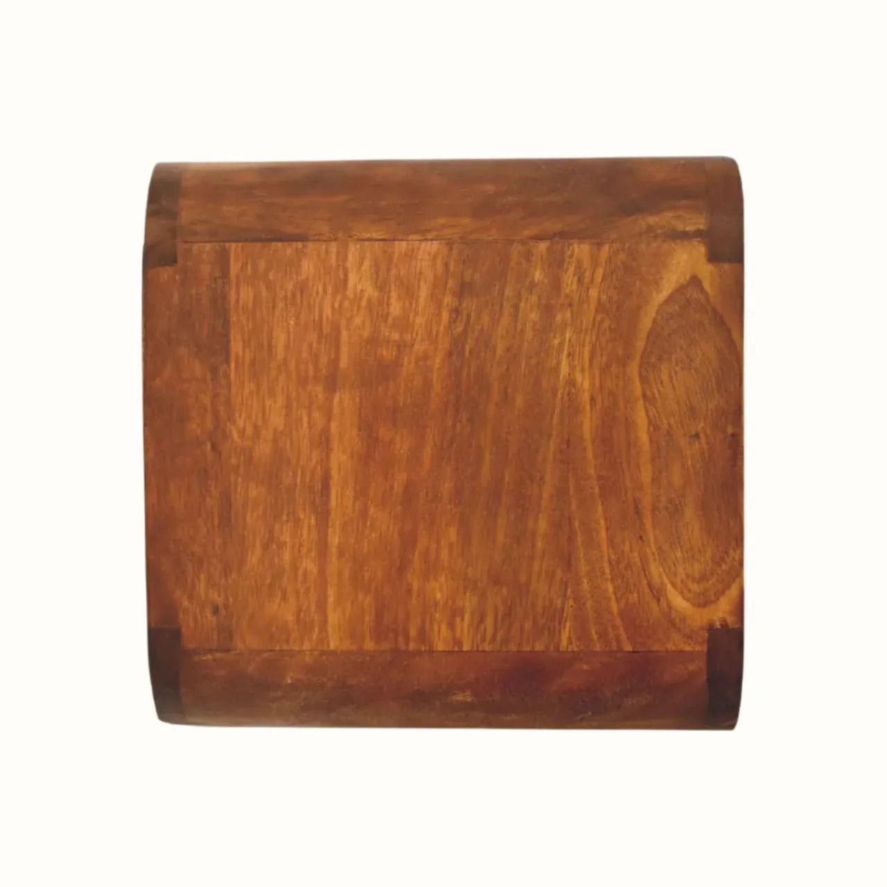 Hamade Open Wall - Mounted Bedside Table, Small - Chestnut Bedside Tables - Bokel Home