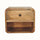 Hamade Open Wall Mounted Bedside Table, Small - Natural Bedside Tables - Bokel Home