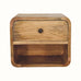 Hamade Open Wall Mounted Bedside Table, Small - Natural Bedside Tables - Bokel Home