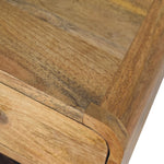 Hamade Open Wall Mounted Bedside Table, Small - Natural Bedside Tables - Bokel Home