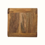 Hamade Open Wall Mounted Bedside Table, Small - Natural Bedside Tables - Bokel Home