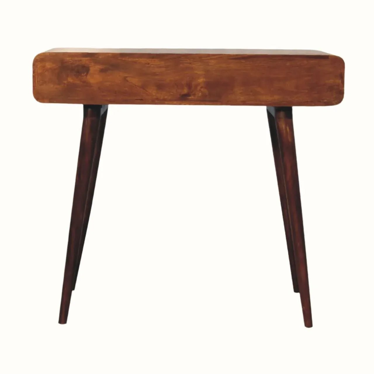 Hamade Open Writing Desk - Chestnut Desks - Bokel Home
