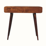 Hamade Open Writing Desk - Chestnut Desks - Bokel Home