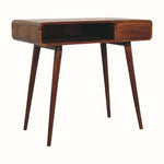 Hamade Open Writing Desk - Chestnut Desks - Bokel Home