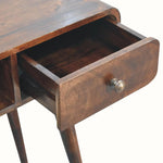 Hamade Open Writing Desk, Medium - California Walnut Desks - Bokel Home