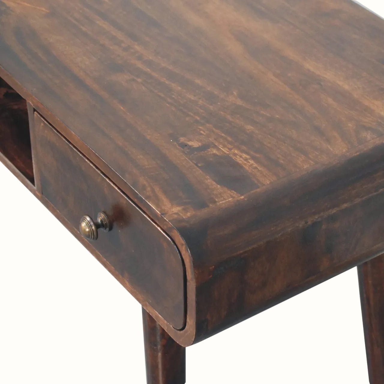 Hamade Open Writing Desk, Medium - California Walnut Desks - Bokel Home